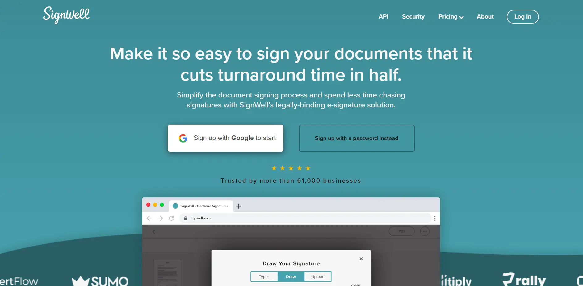 SignWell or DocSketch Signature